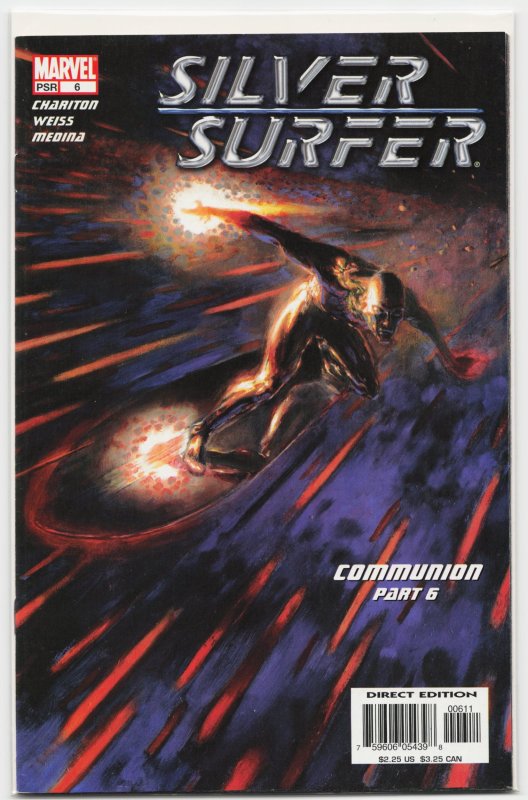 Silver Surfer #6 (Marvel Comics, 2004), raw, ungraded comic book — front cover
