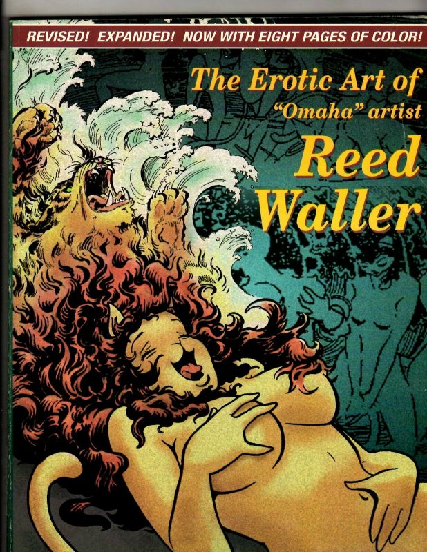The Erotic Art of "Omaha" Artist Reed Waller Fantagraphics Books TPB JF29, raw, ungraded comic book — front cover