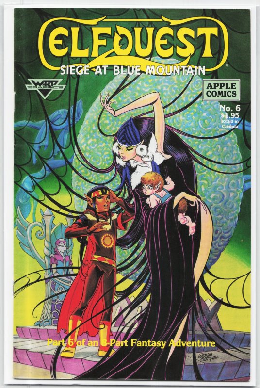 ElfQuest: Siege at Blue Mountain #6 (1988), raw, ungraded comic book — front cover