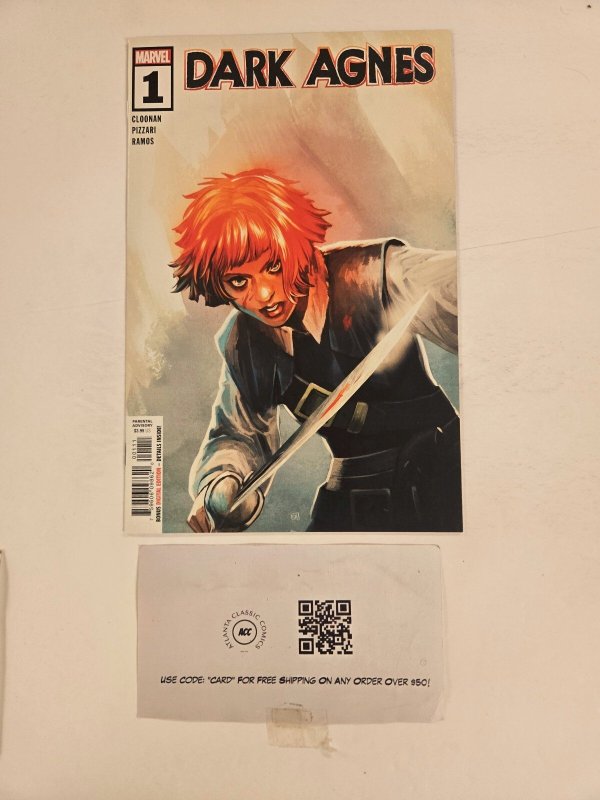 Dark Agne #1 (Marvel Comics), raw comic book in NM condition — front cover