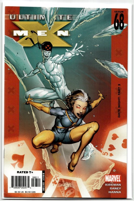 Ultimate X-Men #68 (Marvel Comics, 2006), raw, ungraded comic book — front cover