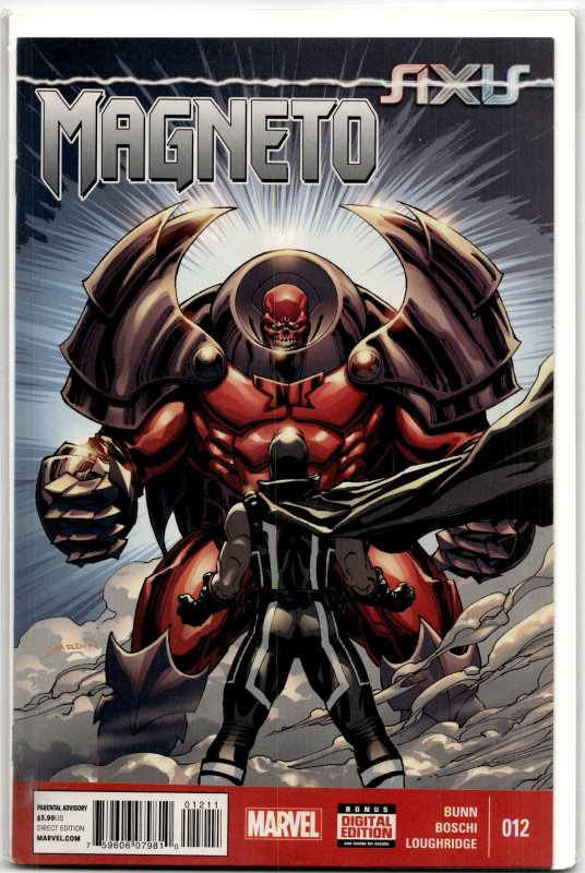 Magneto #12 (Marvel Comics, 2015), raw, ungraded comic book — front cover