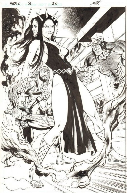 Herc #3 (2011), raw, ungraded comic book — front cover