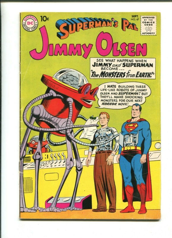 Supermans Pal Jimmy Olsen #47 (DC Comics, 1960), raw comic book in 4.0 condition — front cover