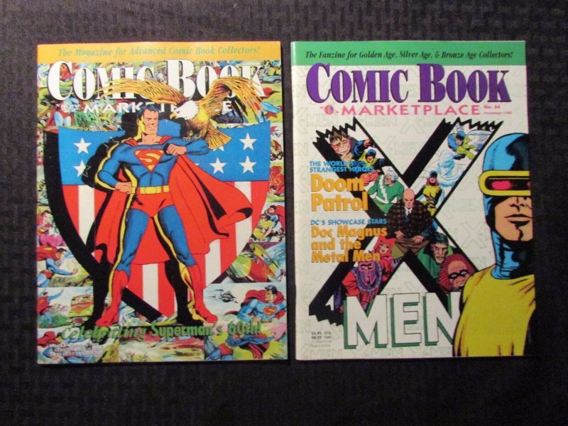 1998 Comic Book Marketplace Magazine #63 (1998), raw comic book in VF+ 8.5 condition — front cover
