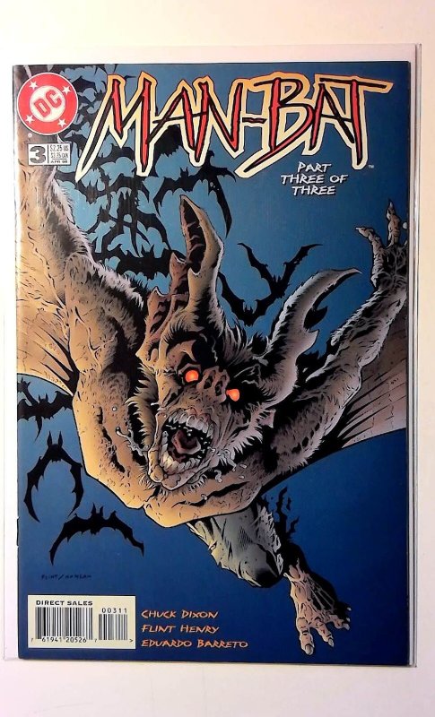 Man-Bat #3 (DC Comics, 1996), raw, ungraded comic book — front cover