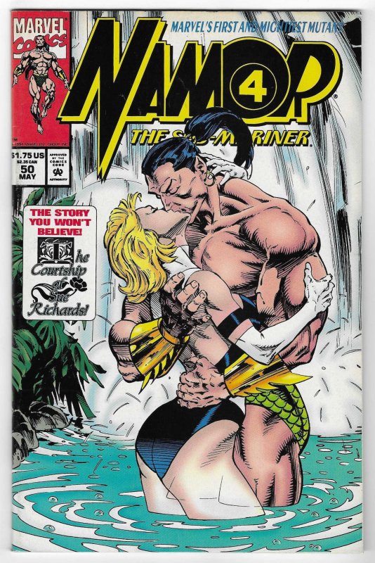 Namor, the Sub-Mariner #50 (Marvel Comics, 1994), raw, ungraded comic book — front cover