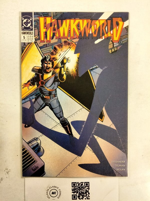 Hawkworld #5 (DC Comics), raw comic book in NM condition — front cover