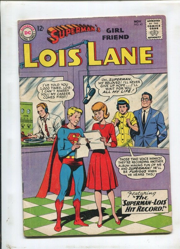 Superman's Girlfriend Lois Lane #45 (DC Comics), raw comic book in 5.0 condition — front cover