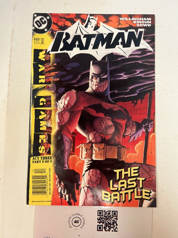 Batman #633 (DC Comics), raw comic book in NM condition — front cover