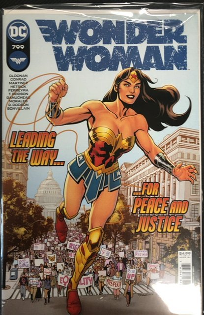 Wonder Woman #799 (DC Comics, 2023), raw, ungraded comic book — front cover