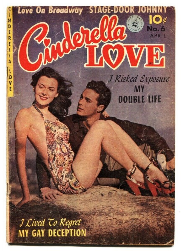 Cinderella Love #6-1952-My Gay Deception!!!-RARE Romance Comic Book, raw, ungraded comic book — front cover