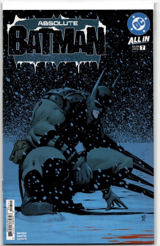 Absolute Batman #7 (DC Comics, 2025), raw, ungraded comic book — front cover