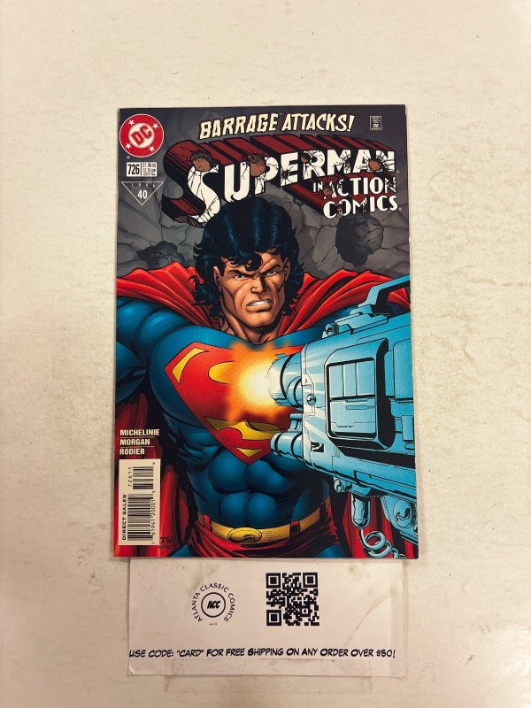 Action Comics #726 (DC Comics), raw comic book in NM condition — front cover