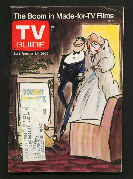 MAG: TV Guide July #20 (1974), raw, ungraded comic book — front cover