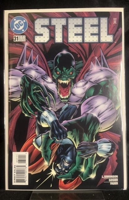 Steel #31 (DC Comics, 1996), raw, ungraded comic book — front cover