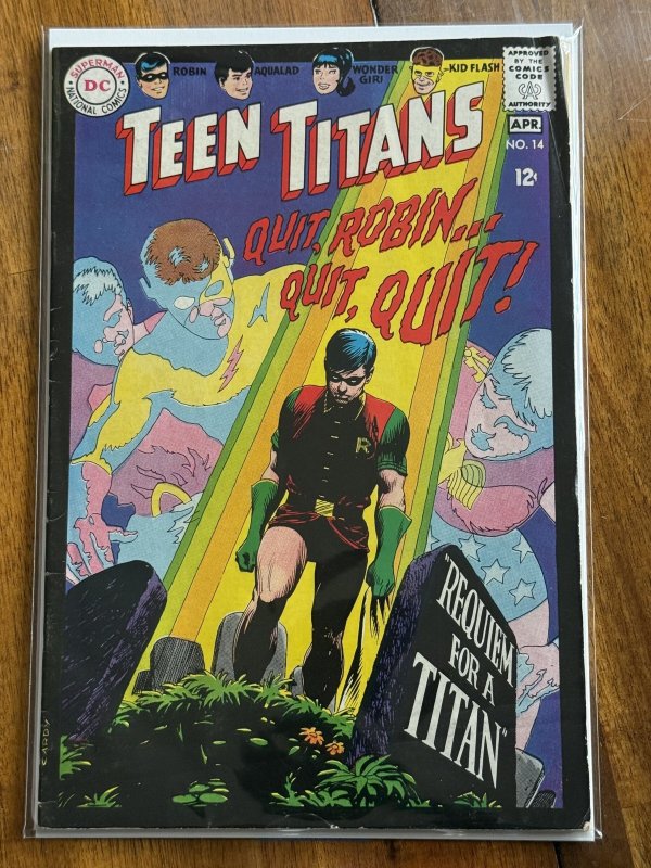 Teen Titans #14 (DC Comics, 2004), raw comic book in VG- 3.5 condition — front cover