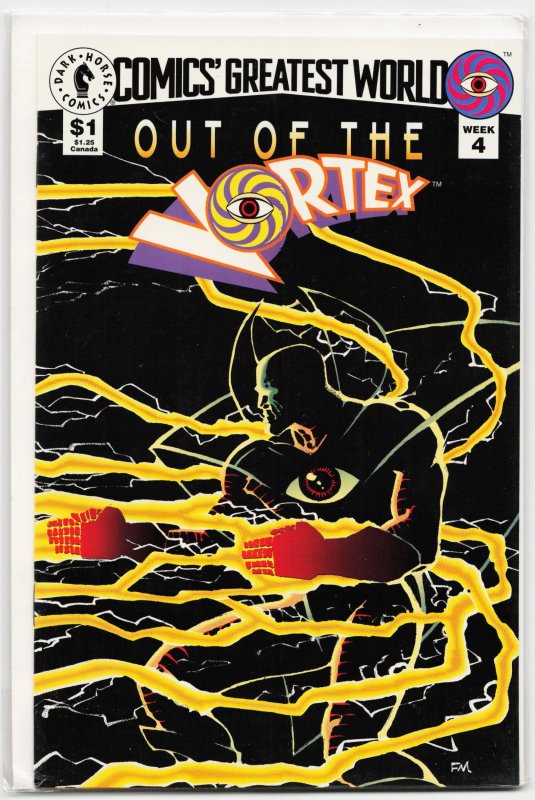 Comics' Greatest World: Vortex #4 (Dark Horse Comics, 1993), raw, ungraded comic book — front cover