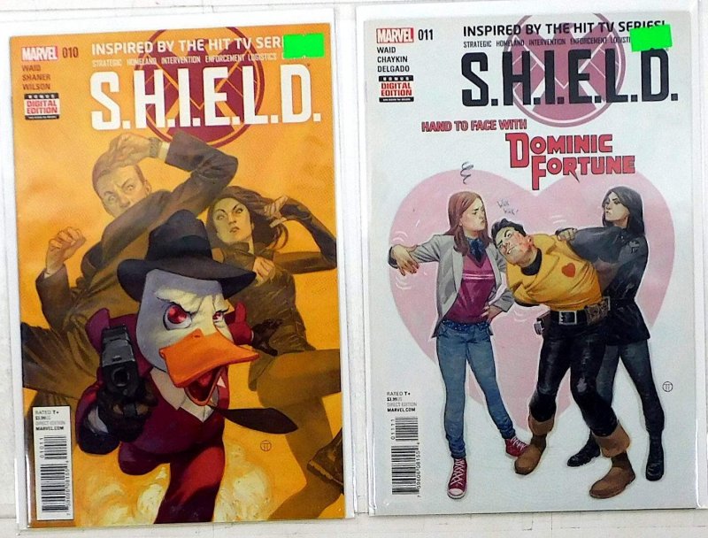 S.H.i.e.L.D. Lot of 2 #10, 11 (2015) Marvel Comics 1st Print Comic Books (Marvel Comics, 2015), raw, ungraded comic book — front cover