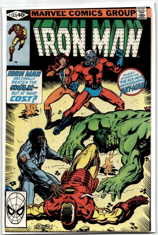 Iron Man #133 (Marvel Comics, 1980), raw, ungraded comic book — front cover
