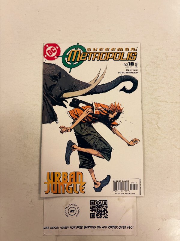 Superman: Metropolis #10 (DC Comics), raw comic book in NM condition — front cover