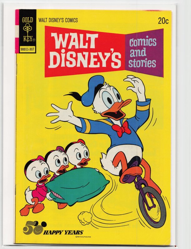 Walt Disney's Comics and Stories #394 (Gold Key, 1973), raw, ungraded comic book — front cover