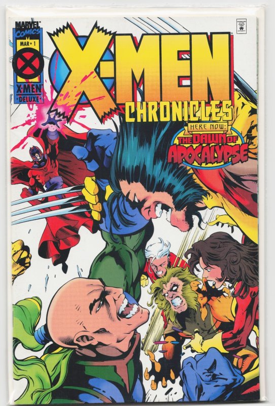 X-Men Chronicles #1 (Marvel Comics, 1995), raw, ungraded comic book — front cover