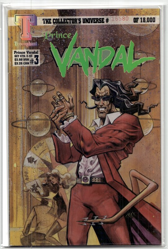 Prince Vandal #3 (1994), raw, ungraded comic book — front cover