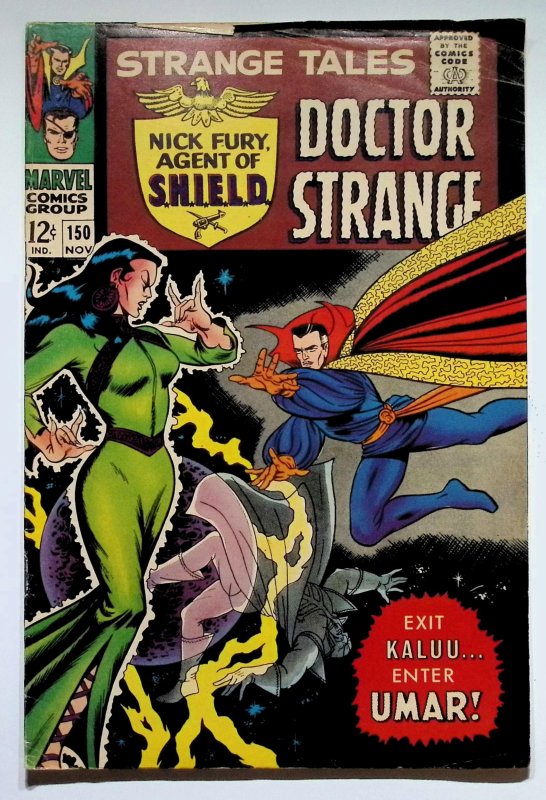 Strange Tales #150 (Marvel Comics, 1966), raw, ungraded comic book — front cover