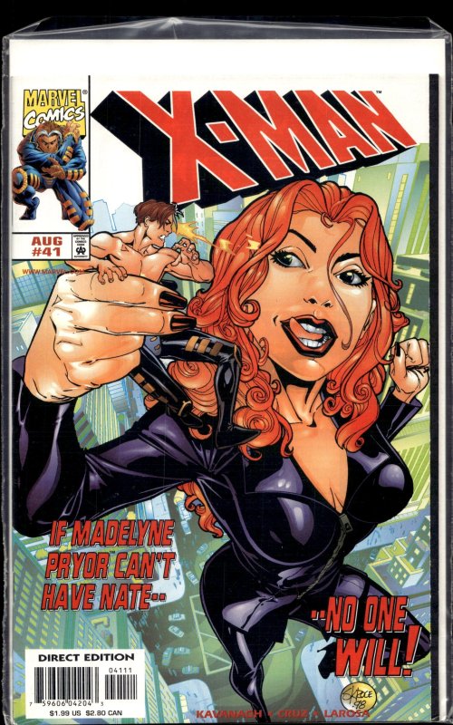 X-Man #41 (1998), raw, ungraded comic book — front cover