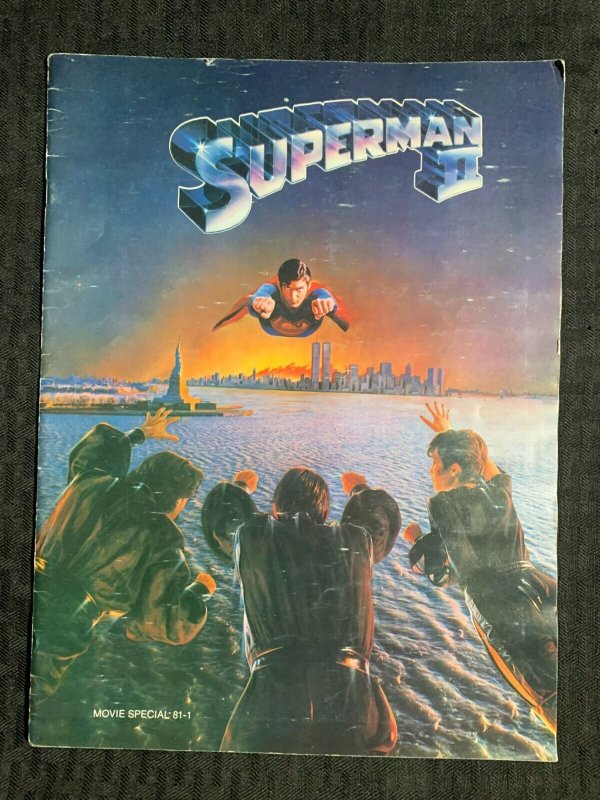 1981 Superman II Movie Special 81-1 VG 4.0 Christopher Reeve (1981), raw comic book in VG 4.0 condition — front cover