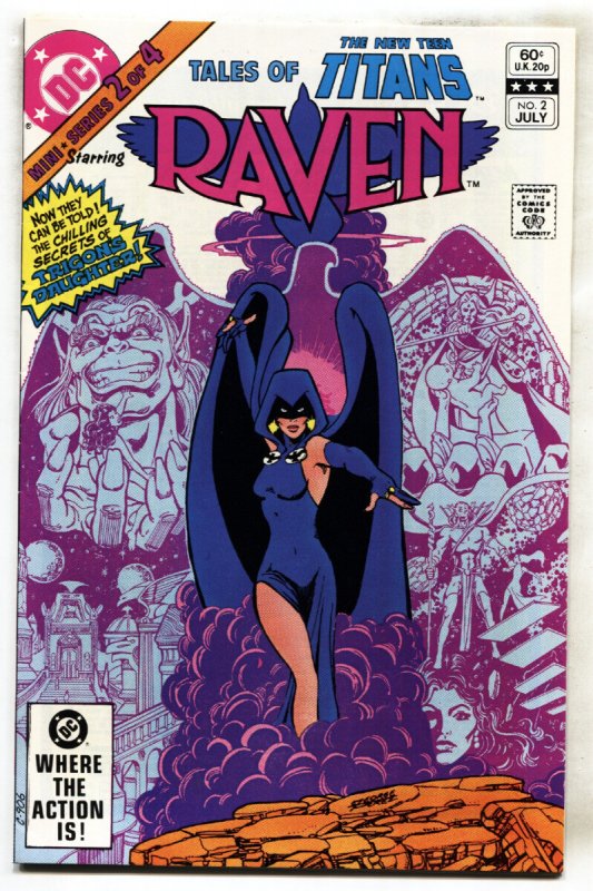 Tales of the New Teen Titans #2 (DC Comics, 1982), raw comic book in VF/NM condition — front cover