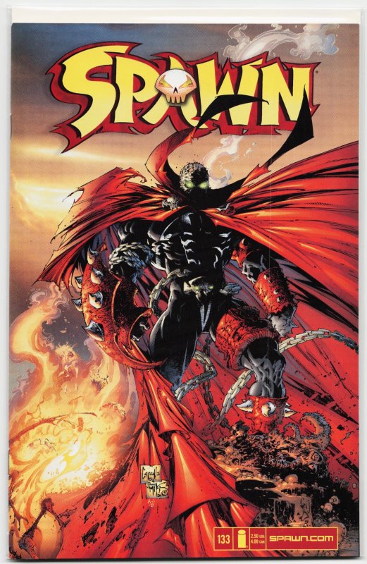 Spawn #133 (Image Comics, 2004), raw, ungraded comic book — front cover