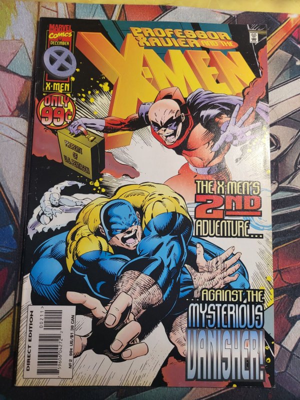 Professor Xavier and the X-Men #2 (1995), raw, ungraded comic book — front cover