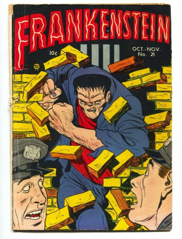 Frankenstein #21, raw, ungraded comic book — front cover