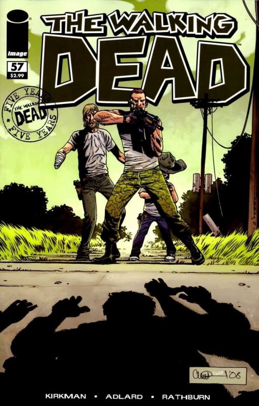 The Walking Dead #57 (Image Comics, 2003), raw comic book in VF/NM condition — front cover