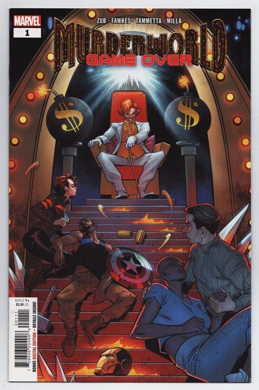 Murderworld Game Over #1 (Marvel Comics, 2023), raw, ungraded comic book — front cover