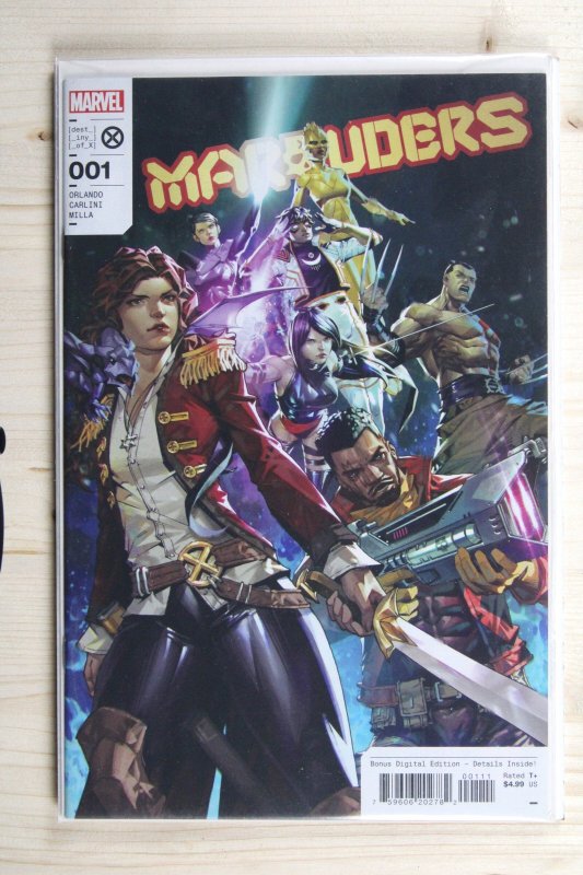 Marauders #1 (Marvel Comics, 2022), raw comic book in NM+ 9.6 condition — front cover