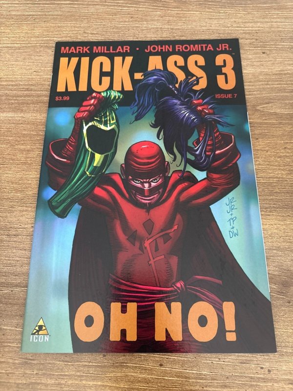 Kick-Ass 3 #7 (2014), raw comic book in NM condition — front cover