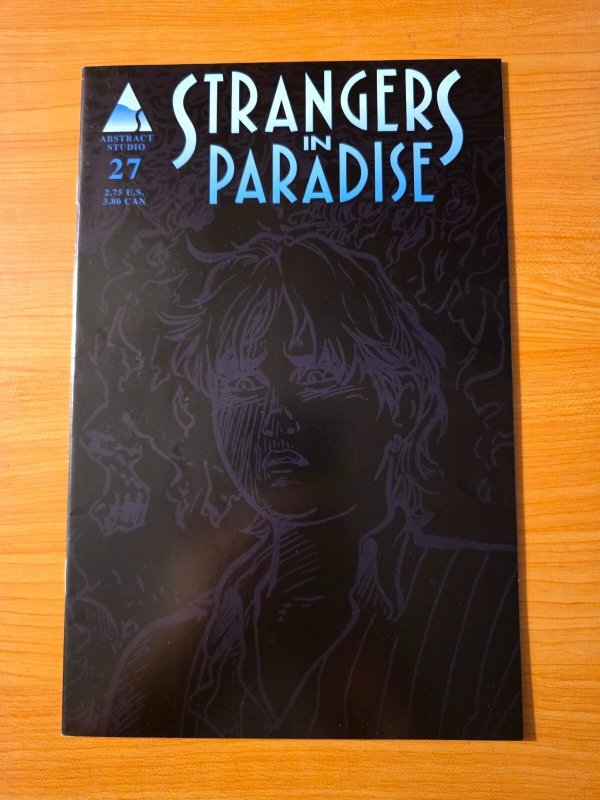 Strangers in Paradise #27 (1999), raw comic book in NM condition — front cover