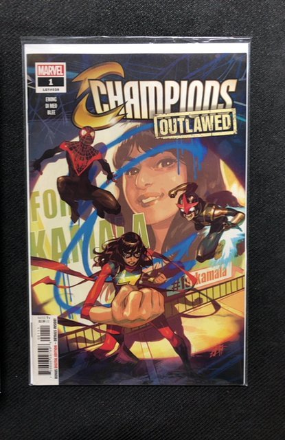 Champions #1 (Marvel Comics, 2020), raw, ungraded comic book — front cover