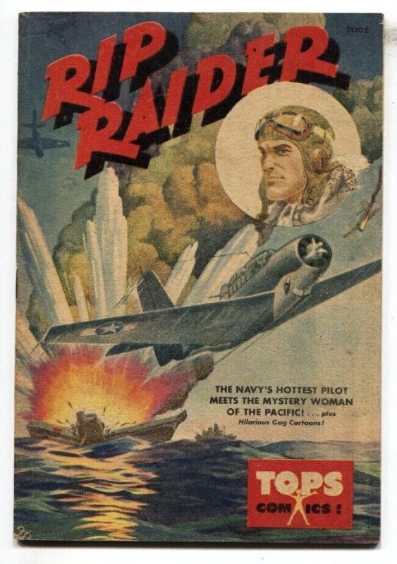 Tops Comics #2002-1944-Rip Raider-Rare Digest Comic Book, raw, ungraded comic book — front cover