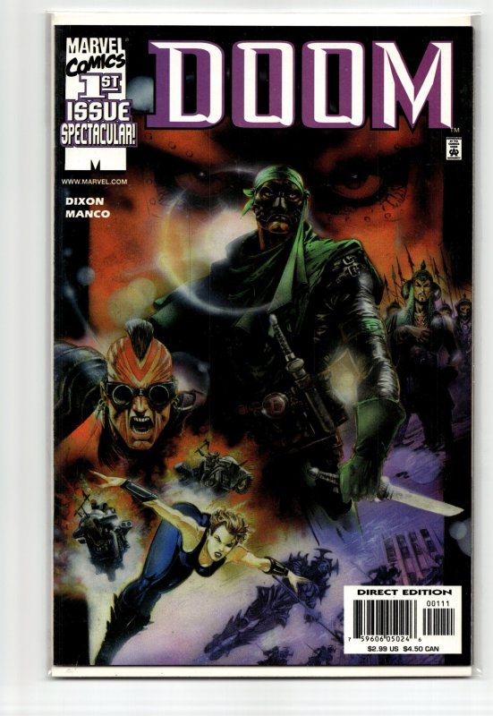 Doom #1 (2000), raw, ungraded comic book — front cover