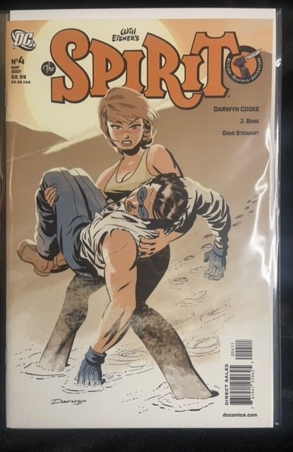 The Spirit #4 (2007), raw, ungraded comic book — front cover