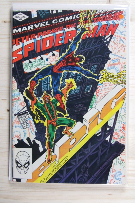The Spectacular Spider-Man #66 (Marvel Comics, 1978), raw comic book in VF/NM 9.0 condition — front cover
