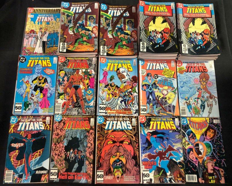 DC Bronze/modern Age Dealers Overstock 326pc (Vf-Nm) New Teen Titans, Animal Man (DC Comics), raw comic book in NM condition — front cover