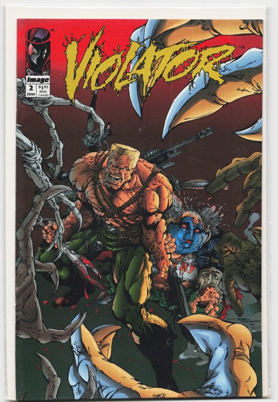 Violator #2 (Image Comics, 1994), raw, ungraded comic book — front cover