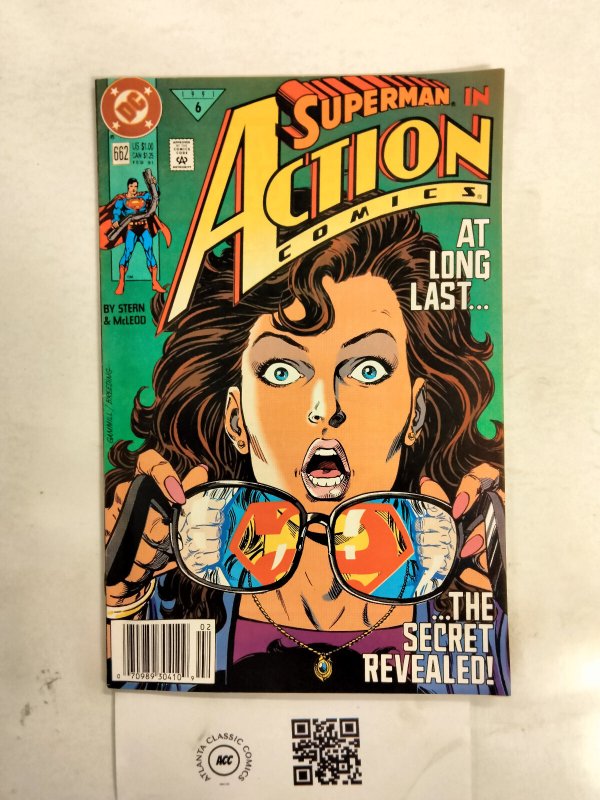 Action Comics #662 (DC Comics), raw comic book in NM condition — front cover