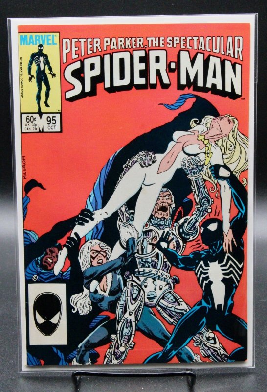 The Spectacular Spider-Man #95 (Marvel Comics, 1984), raw, ungraded comic book — front cover