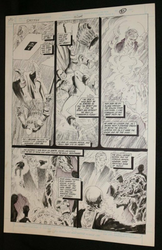 Spectre #15 (DC Comics, 1988), raw, ungraded comic book — front cover